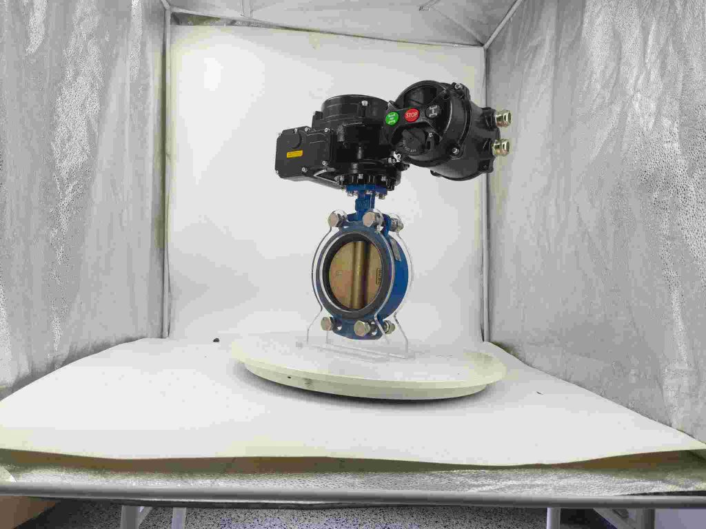 Explosion-proof electric butterfly valve